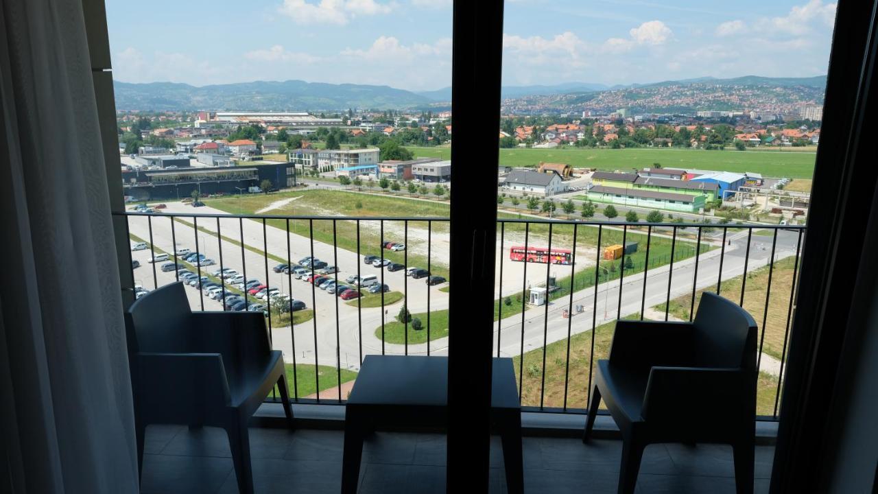 Hotel Hills Sarajevo Congress & Thermal Spa Resort Exterior photo View from the 10th floor of the hotel